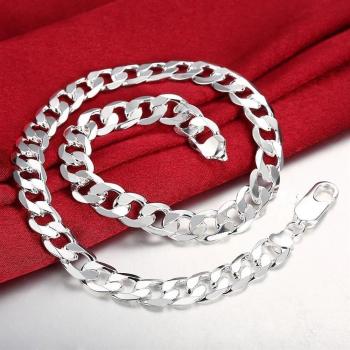 Collier Élégance Argent – 12 mm, 18‑30