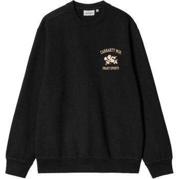 Carhartt WIP Smart Sports Felpa con Logo Nera