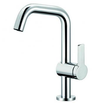 Robinet lavabo Keuco Plan bleu, bec pivotant chromé