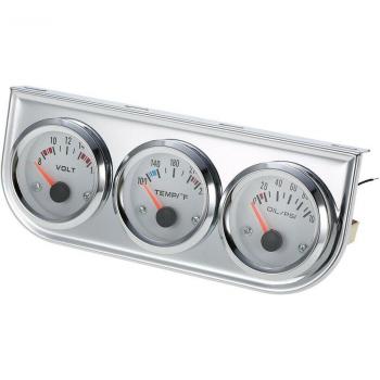 52mm Car Gauge Set: Voltage, Water Temperature (Celsius), Oil Pressure