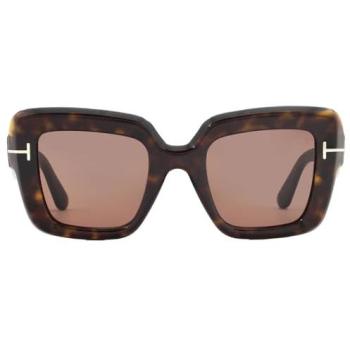 TOM FORD Femme TOM FORD FT1157 ESME 52J Lunettes de soleil Acétate Carré Normale