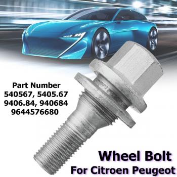 17mm Alloy Wheel Bolts Flat Seat Washer for Peugeot 307