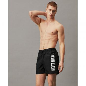Calvin Klein Beachwear Male Black Size M Black Men's Swim Trunks with Pockets