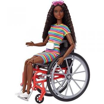 Barbie rullstolsanpassad med brunt hår