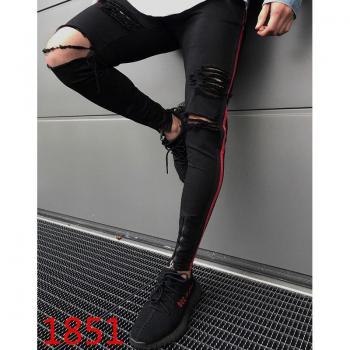 Jeans avec fermeture éclair pour petits pieds