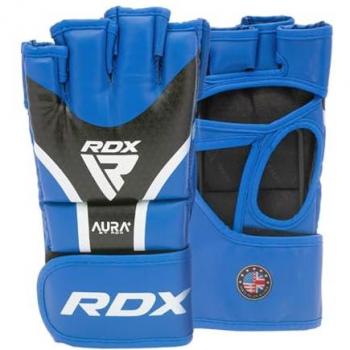 RDX Aura Plus T‑17 Grappling Gloves (Black, L) for Men