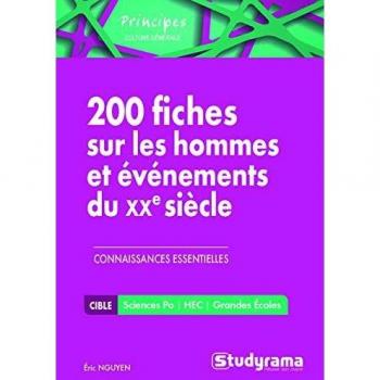 200 fiches sur les hommes et événements du XXe siècle