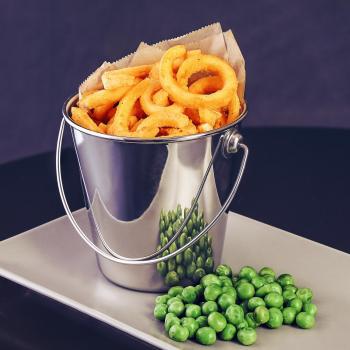 Stainless Steel Food Service Buckets – 10.5 cm, 24-Pack