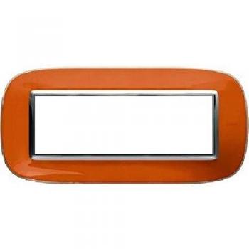 BTICINO Legrand Plaque 6m AX Orange Liquide