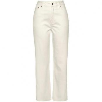 Modische weiße Culotte Jeans von Buffalo, Damen, Gr. 36