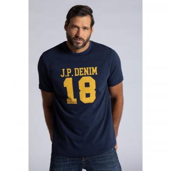 T-shirt cotone fiammato uomo blu taglia XXL con stampa JP1880
