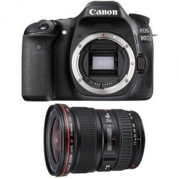 Cameras 80D con Lente 17‑40 mm USM