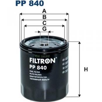 Filtron Carburetor Fuel Filter PP840