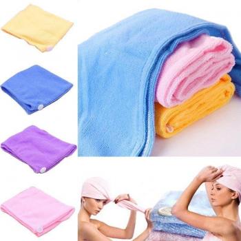 Microfiber Hair-Drying Turban for Women