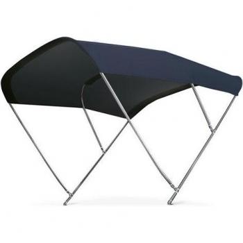 Capottina in acciaio inox AISI 316L 3 archi