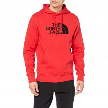 The North Face Drew Peak Männerkapuzensweater, Salsa Rot, XS