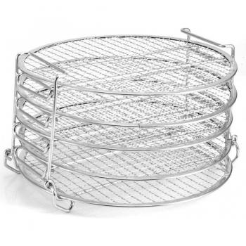 8QT Electric Air Fryer Stainless Steel 5-Layer Grill Rack