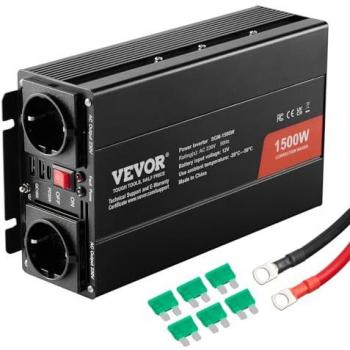 Onduleur 12V à 230V avec 2 ports USB