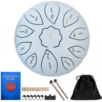 Harmonie en Fer – Tambour de Percussion 6, 11 tons, Méditation Yogique