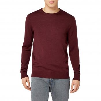 Jack & Jones Premium JPRMARK Pull Tricot Col Rond Noos, Homme, Rouge