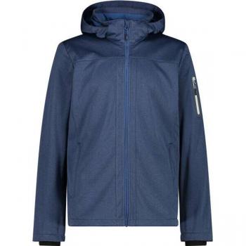 Zipped Hooded CMP Softshell Jacket – Blue
