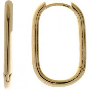 Pendientes de lujo Luxenter Tosith Essential bañados en oro de 18 quilates