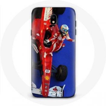 Samsung Galaxy S4 F1 Fernando Alonso Red Protective Shell