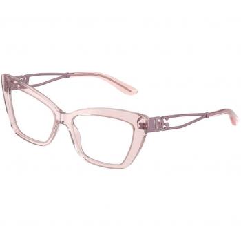 Dolce & Gabbana DG3375B Eyeglasses Pink Frame Size 55