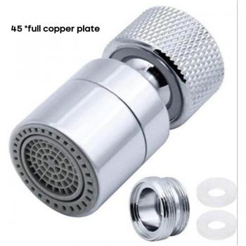 Rotatable Faucet Aerator with 80°/45° Angle