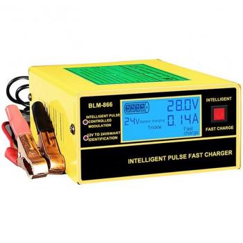 Chargeur Bâtiment 12/24 V – Batterie au plomb, affichage en anglais