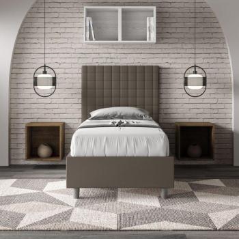 Cama Moderna Sunny Capuchino 80x210 sin Soporte