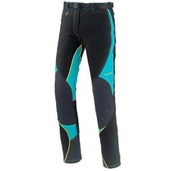 Pantalón Largo Trangoworld Mawenzi Mujer Negro/Verde Eléctrico XL