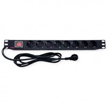 Tira Negra Roline 19 8 Conductos 2m – Cable de Potencia