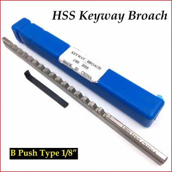 1/8 B Push-Type Keyway Broach Tool