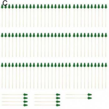 100Pcs Groente Sticks voor Party Decoratie