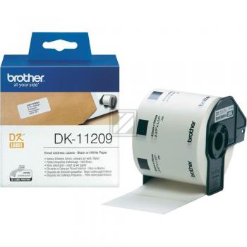 Brother P-Touch DK11209 Adress-Etiketten 29x62mm weißes Papier 800 Et./Rolle online bestellen