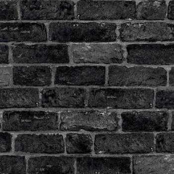Fresco House Grey Brick Wallpaper