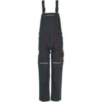Planam Latzhose 2830 Anthrazit/Rot, Größe 106