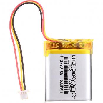 602535 3.7V 600mAh Li-Polymer Rechargeable Battery