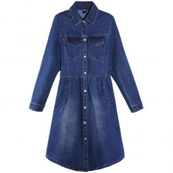Vangull Women's Long Sleeve Jean Trench