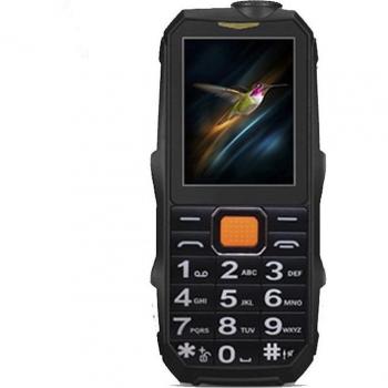 Mini téléphone antichoc 2,4 pouces avec clavier russe et fonctionnalités MP3/MP4