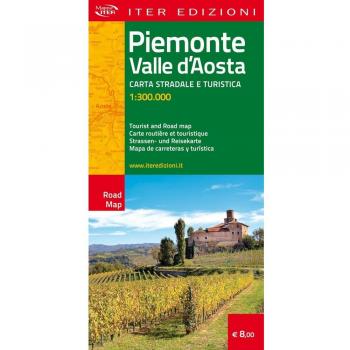 Piemonte e Valle d'Aosta. Carta stradale e turistica 1:300.000. Ediz. multilingue
