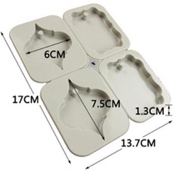 Moule à savon en silicone forme hexagonale