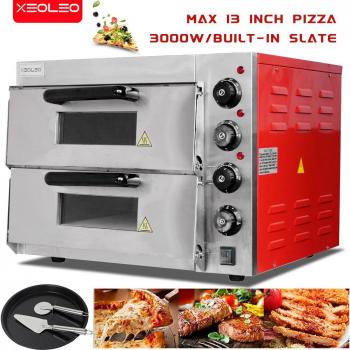 Cocina Eléctrica para Pizza XEOLEO Doble Capa
