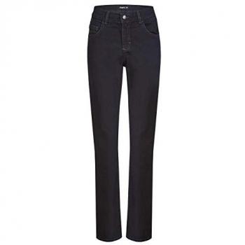 High-waist-Jeans ANGELS DOLLY Gr. 42, Länge 32, blau, Damen, Denim/Jeans, Obermaterial: 78% Baumwolle, 21% Polyester, 1% Elasthan, unifarben, im klassichen 5-Pocket-Stil