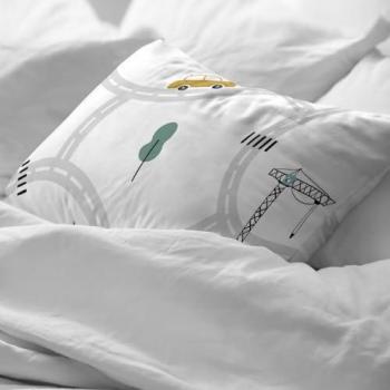 Funda de almohada Kids&Cotton Brail diseño suave y cómodo