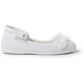 Pisamonas Bailarinas de Niño Lino con Detalle Floral