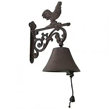 Campana ghisa gallo 16 cm di altezza