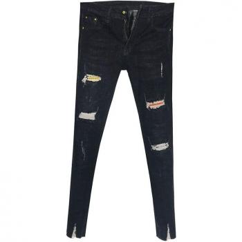Spring 2022 Men's Ripped Elastic Pants