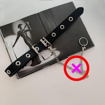 Cinturón de Moda Punk para Niñas con Diseño de Mariposas